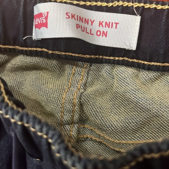 Levi Strauss Boys Skinny Knit Pull On Jeans Size 18 Reg NWOT - Picture 5 of 10